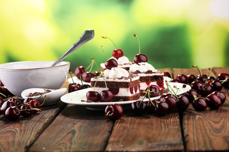 Black forest pecan dump cake