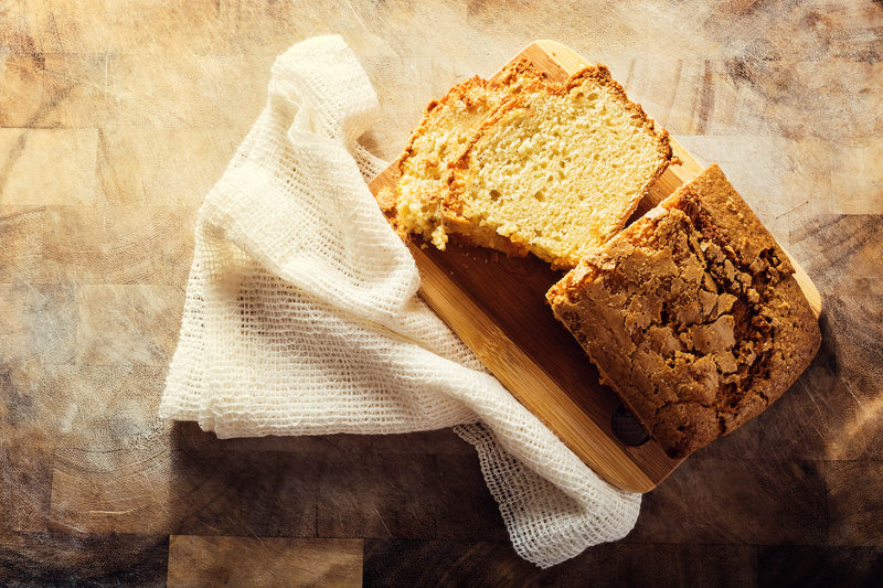 Brown sugar, maple pecan pound cake
