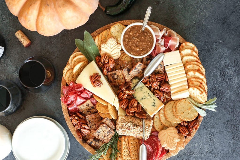 Millican Pecan - Thanksgiving Charcuterie Board with Maple Sage Pecans