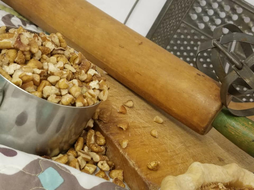 chopped pecan pieces
