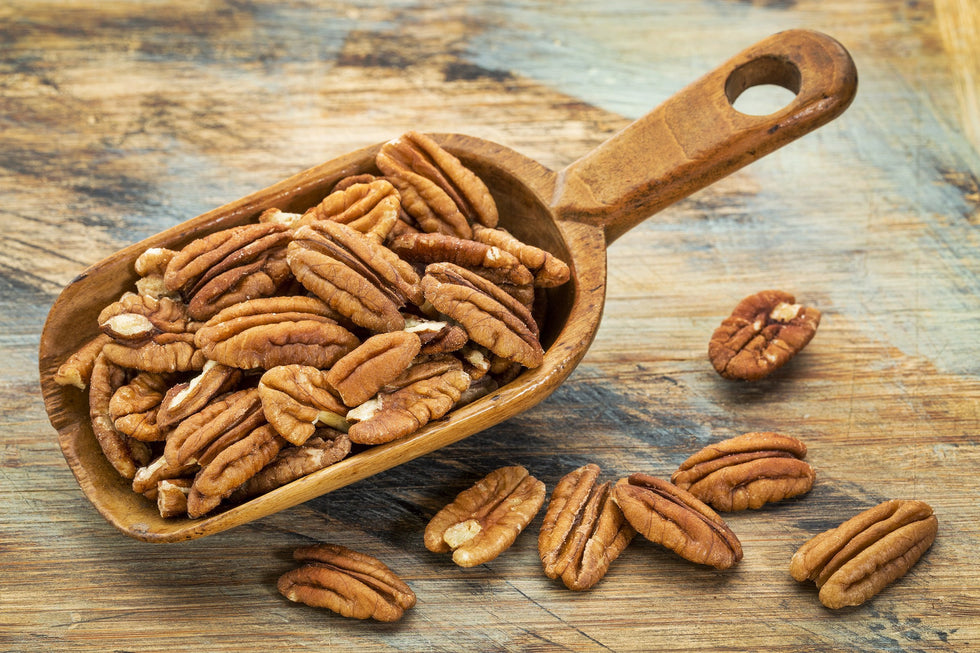 How many pecans are in an ounce