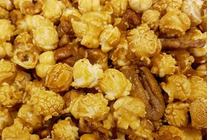 Caramel Pecan Popcorn - Bag - nutrition label