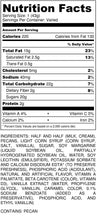 Load image into Gallery viewer, Pecan Divinity - nutrition label