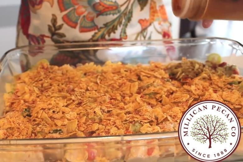 Chicken casserole easy recipe with pecans