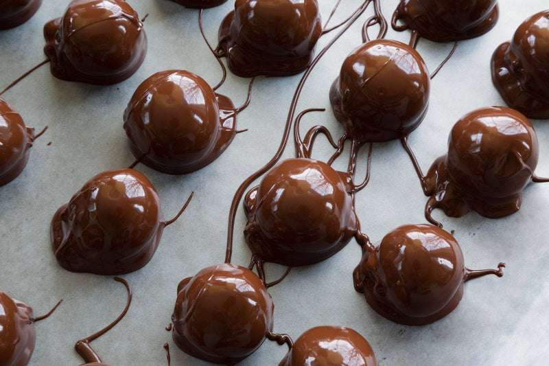 Chocolate pecan butter balls