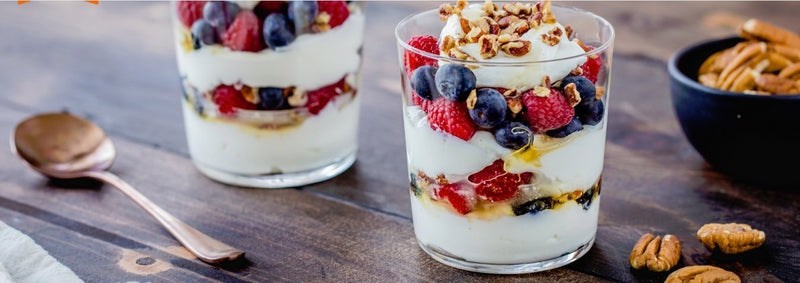 Millican Pecan - Honey Pecan Berry Yogurt Parfait