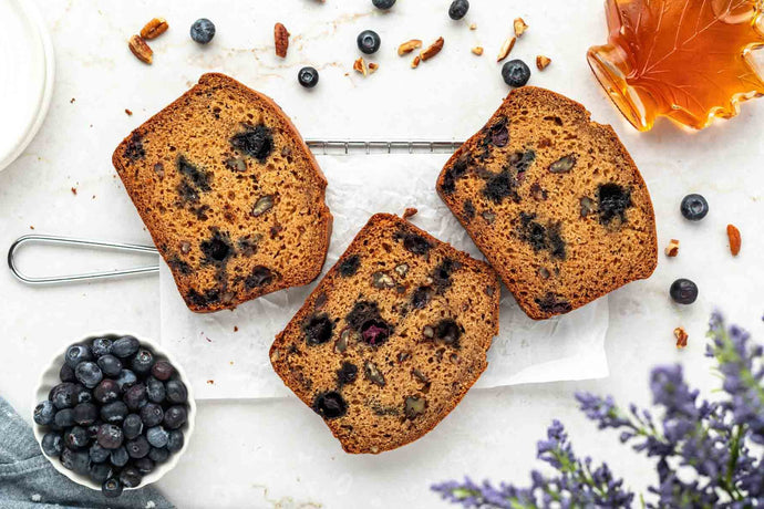 Maple Pecan Blueberry Bread