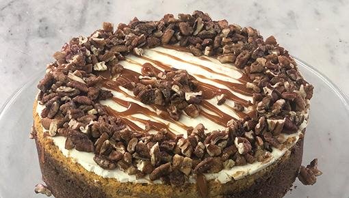 Pumpkin Pecan Cheesecake