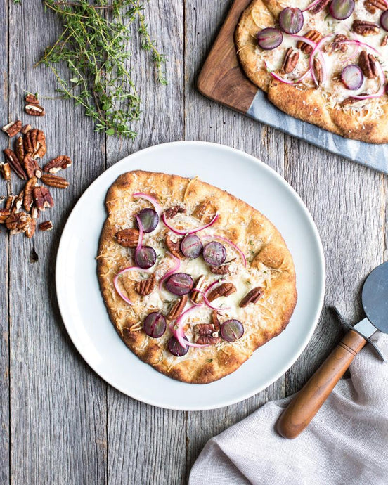 Toasted Pecan, Grape and Pickled Onion Pizza Recipe