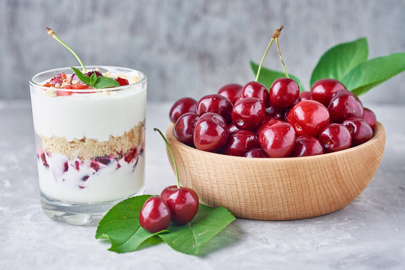Quick Cherry Cream Parfaits with Pecans