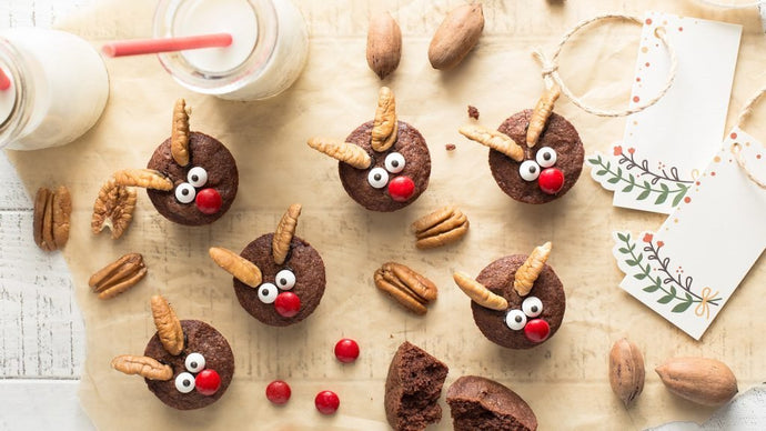 Reindeer Pecan Brownies