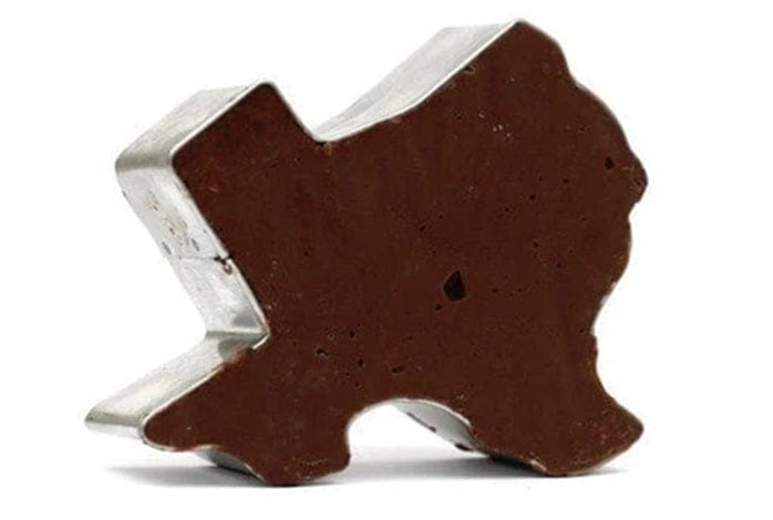 Millican Pecan_Texas Shaped Fudge with Cookie Cutter