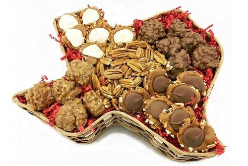 Buy Texas Pecan Candy Basket For Sale
