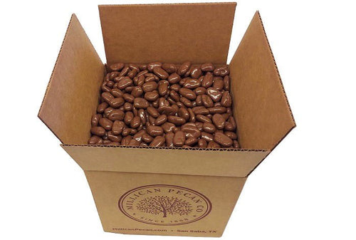 Millican Pecan Chocolate Amaretto Pecans Bulk 25 lbs.