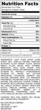 Load image into Gallery viewer, Millican Pecan Mini Tart Tassie Nutrition Label