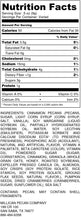 Load image into Gallery viewer, Millican Pecan Trail Mix Super Food - Nutrition Label