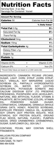 Millican Pecan Trail Mix Super Food - Nutrition Label