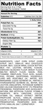 Load image into Gallery viewer, Chocolate Pecan Pie - nutrition label
