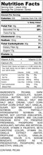 Load image into Gallery viewer, Dark Chocolate Caramillicans - nutrition label