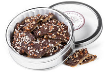 Load image into Gallery viewer, Dark Chocolate Pecan Toffee - Gift Tin
