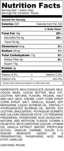 Load image into Gallery viewer, Milk Chocolate Caramillicans - nutrition label