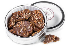 Load image into Gallery viewer, Milk Chocolate Pecan Toffee - Gift Tin