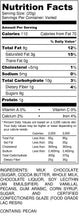 Load image into Gallery viewer, Milk Chocolate Pecans - 12oz - nutrition label