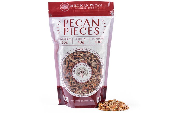 Millican Chopped Pecan Pieces - 1 lb bag