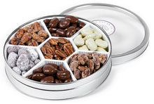 Load image into Gallery viewer, Buy Texas Pecan Gift Tin - Flavored Pecans For Sale
