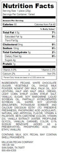 White Chocolate Caramillicans - Gift Box - nutrition label