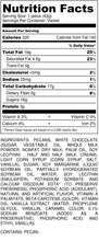 Load image into Gallery viewer, White Chocolate Caramillicans - nutrition label